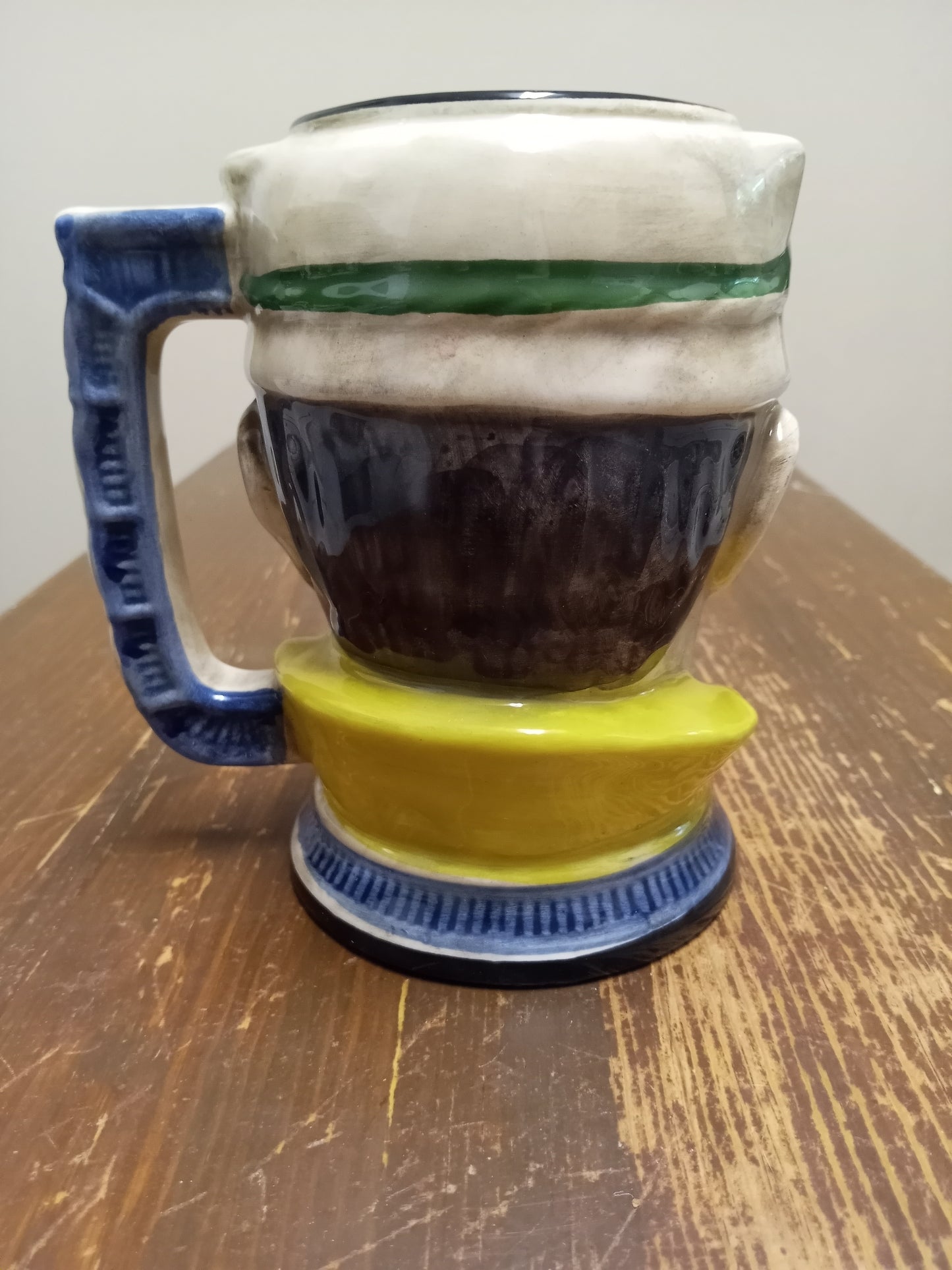 Vintage Capodimonte figural Mug
