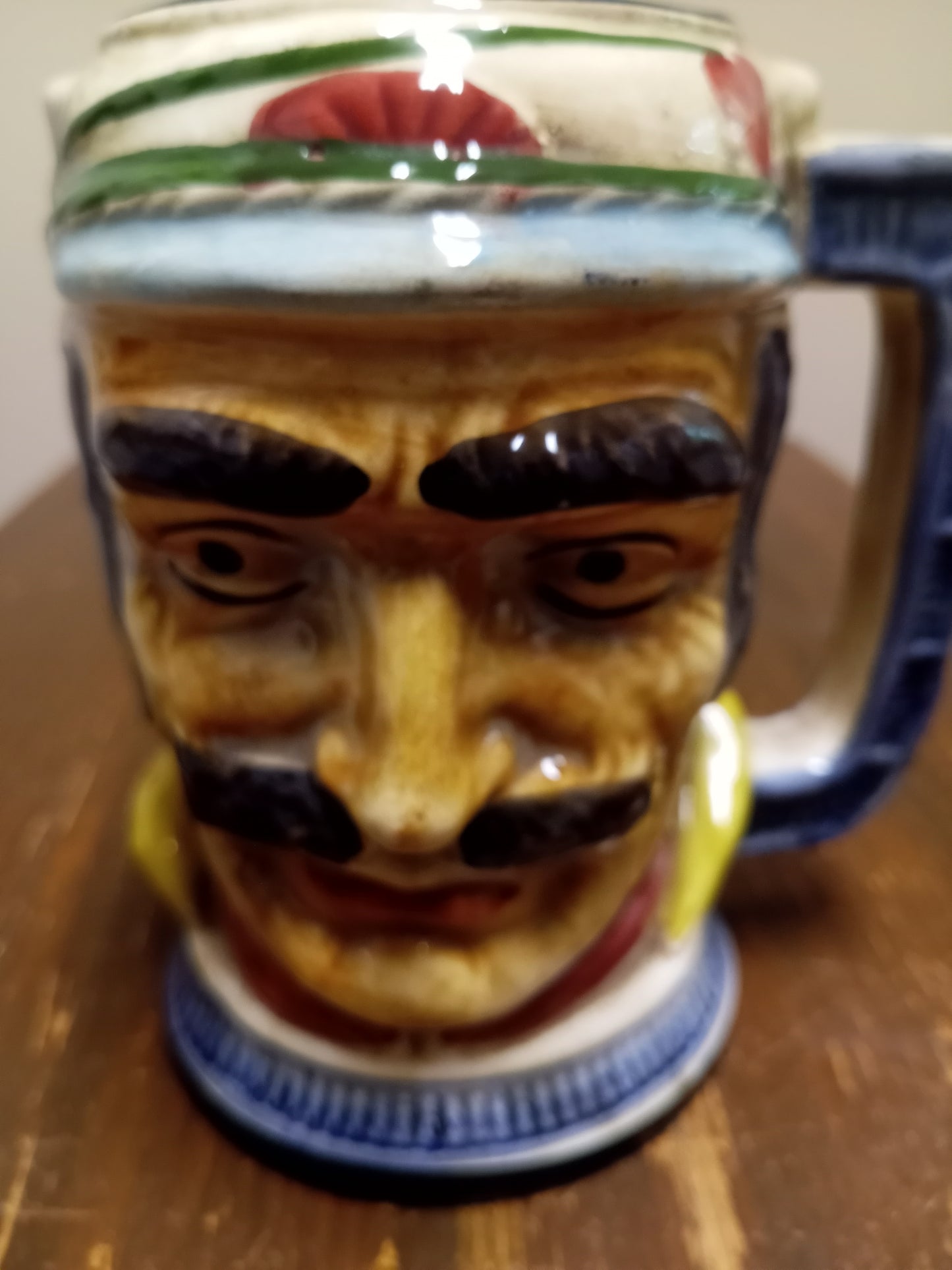 Vintage Capodimonte figural Mug