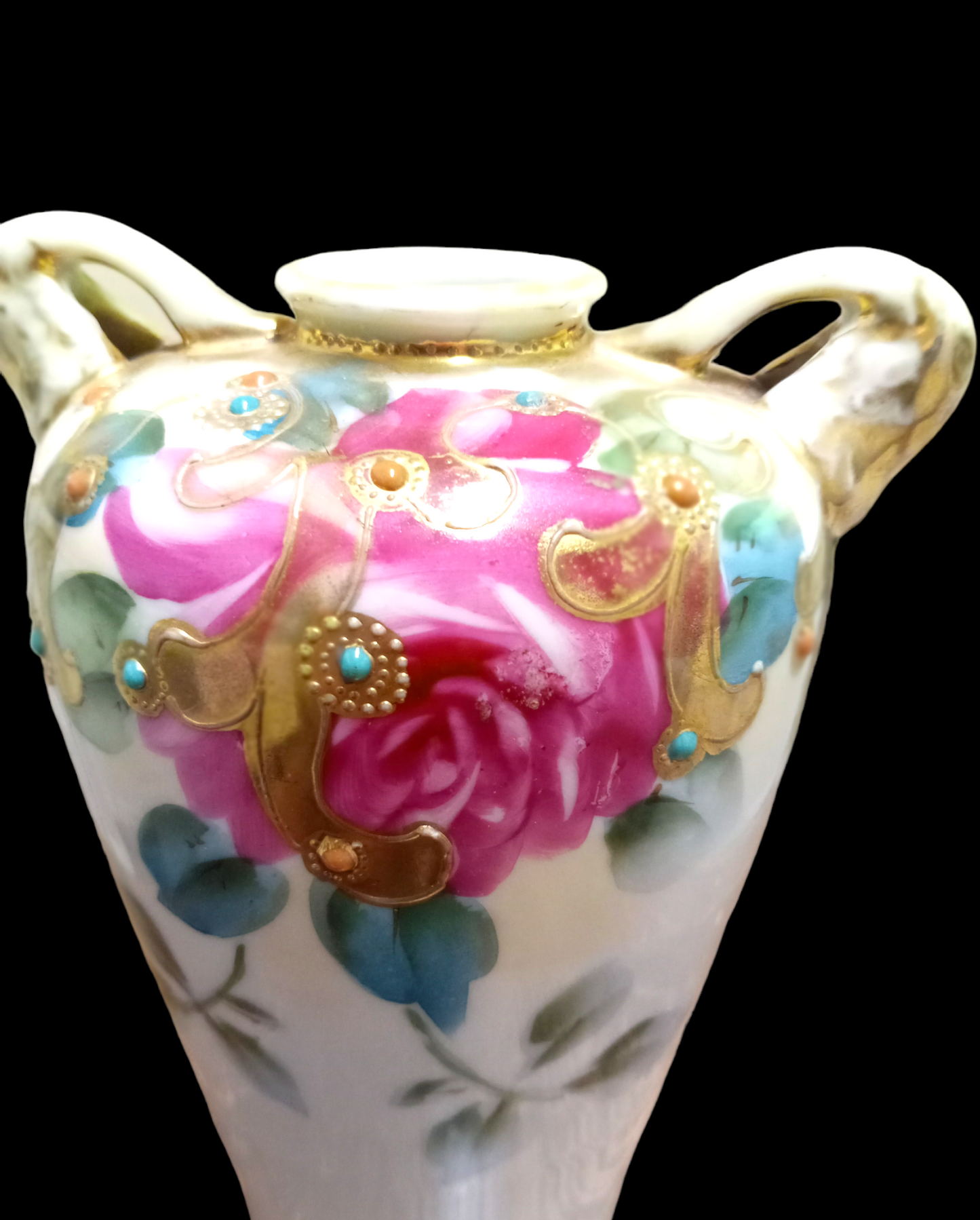 Antique Morimura Bros c.1911 Handpainted Vase