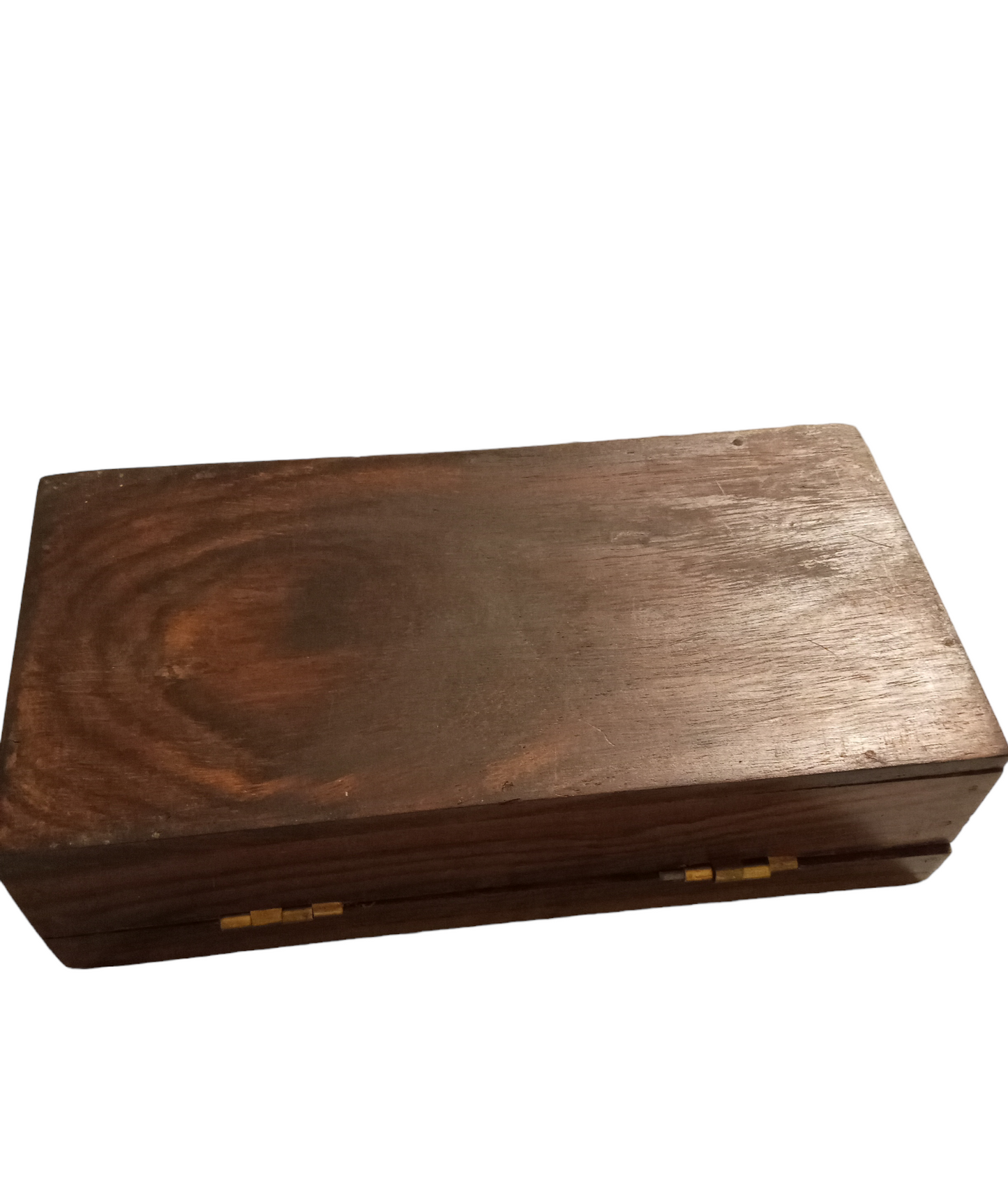 Marquetry Walnut Inlaid Wooden Box