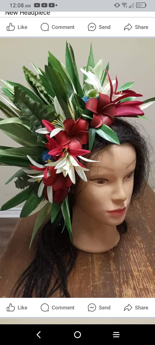 Tropical Floral Headdress