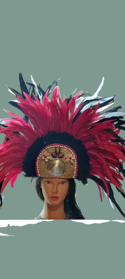 Tahitian Headdress tropical Costume